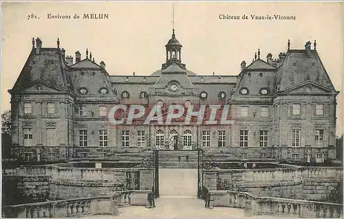 Cartes postales environ de Melun ch�teau de Vaux-le-Vicomte