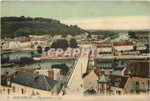 Cartes postales Vue generale Montereau