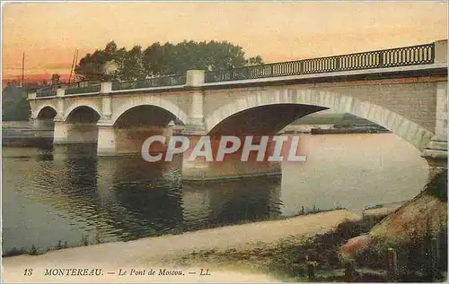 Cartes postales Montereau le pont de Moscou