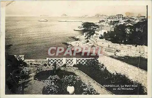 Cartes postales Marseille le petit Nice vu du Miradou