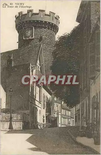 Cartes postales la tour de l'horloge Vichy