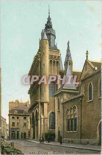 Cartes postales Dijon eglise Notre-Dame