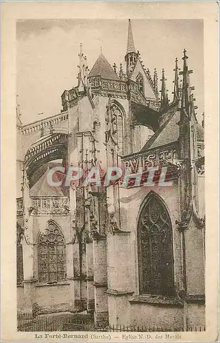 Cartes postales La Ferte-Bernard Sarthe Eglise Notre-Dame des Marais