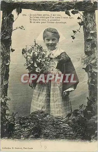 Cartes postales Enfant Folklore