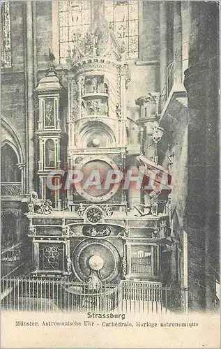 Cartes postales Strassburg Cathedrale Horloge astronomique