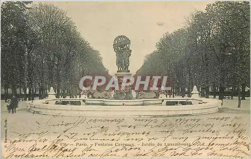 Cartes postales Paris Fontaine carpeaux Jardin du Luxembourg