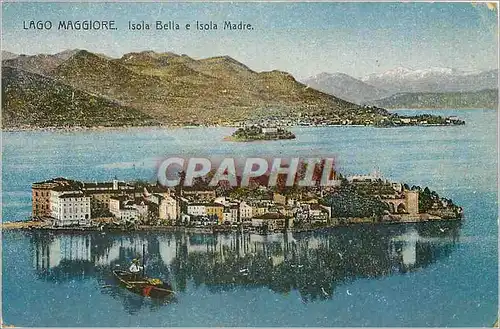 Cartes postales Lago Maggiore Isola Bella e Isola madre