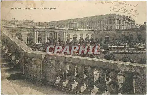 Ansichtskarte AK Parc de Versailles l'orangerie