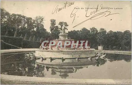 Cartes postales Parc de Versailles Bassin de Latone