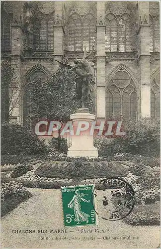 Cartes postales Chalons sur Marne Gloria Victis