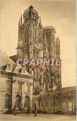 Ansichtskarte AK Toul La Cathedrale Vue prise de la cour de l'Hotel de Ville