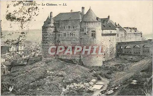 Cartes postales Dieppe le chateau LL