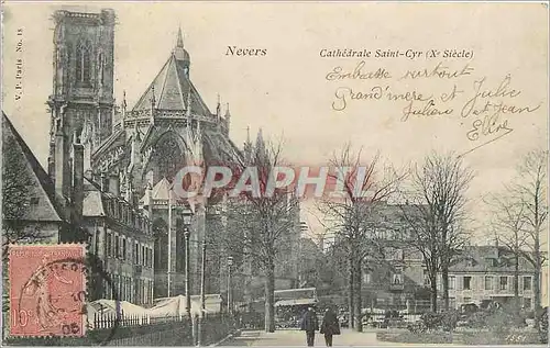 Cartes postales Nevers Cathedrale Saint Cyr Xe siecle