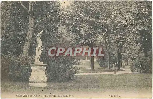 Cartes postales Chalons sur Marne le Jardin du jard