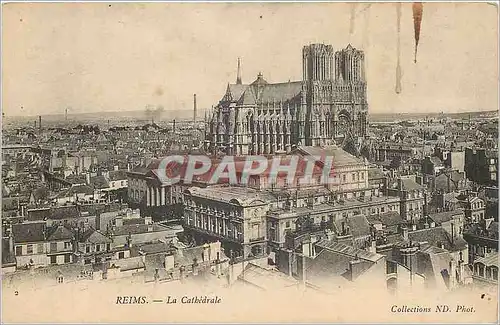 Cartes postales Reims la Cathedrale