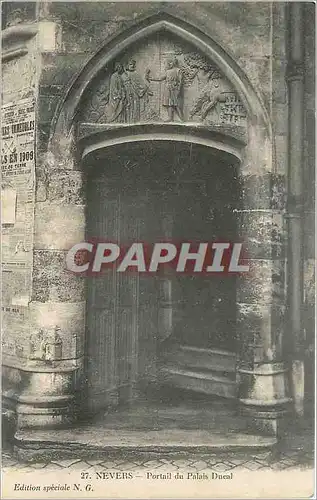 Cartes postales nevers Portail de Palais Ducal