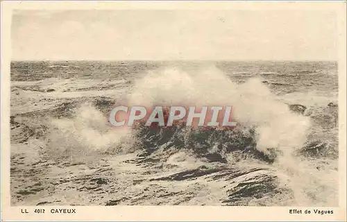 Cartes postales Cayeux Effet de vagues