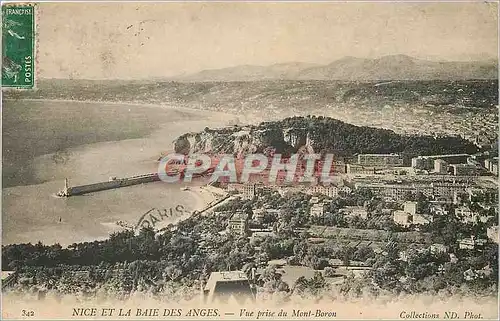 Ansichtskarte AK Nice et les bains des anges vue pise du Mont Boron