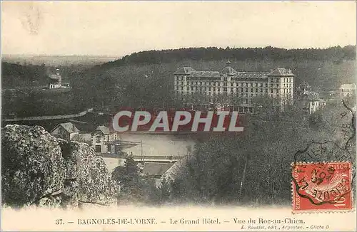 Cartes postales Bagnoles de l'Orne Vue du Roc au Chien