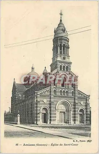 Cartes postales Amiens Somme Eglise du Sacre coeur