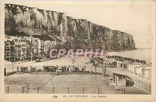 Cartes postales Le Treport les tennis