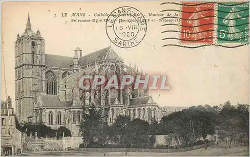 Cartes postales Le mans Cathedrale Saint Julien