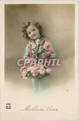 Cartes postales V�ux Enfant