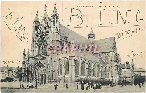 Ansichtskarte AK Bruxelles Eglise du Sablon