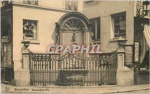 Cartes postales Bruxelles Manneken Pis