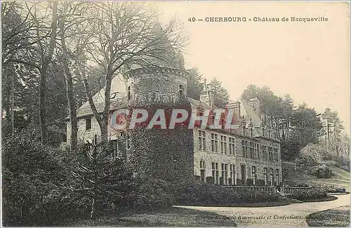 Cartes postales Cherbourg Chateau de Nacqueville