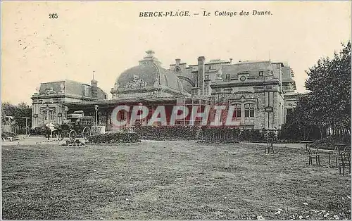 Ansichtskarte AK Berck Plage le Cottage des Dunes