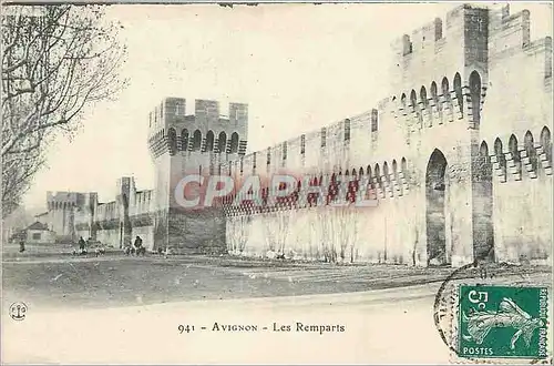 Cartes postales Avignon Les Remparts