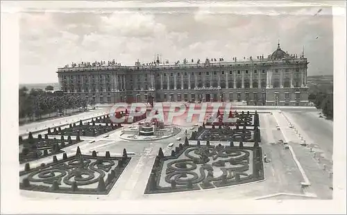 Cartes postales Madrid Place d'Orient palais National