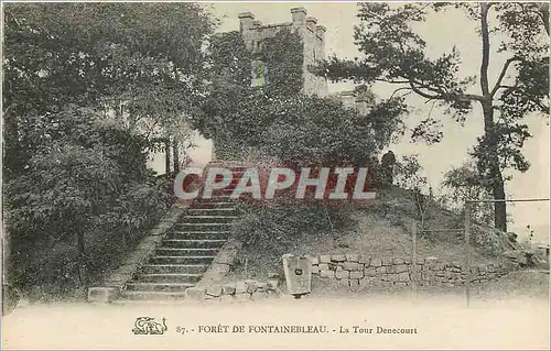 Cartes postales Foret de Fontainebleau la Tour Denecourt