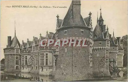 Ansichtskarte AK Bonnetable Sarthe le chateau Vue d' ensemble