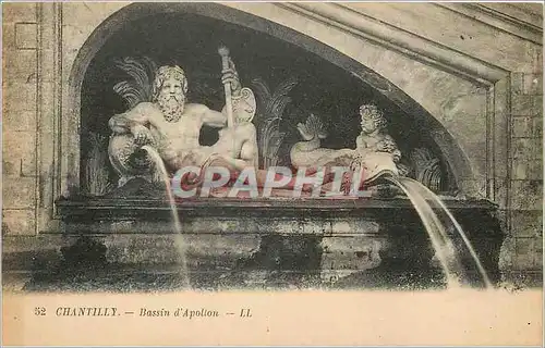 Cartes postales Chantilly Bassin d'Apolion