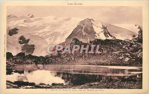 Ansichtskarte AK Glacier du Mont de Lans vue du Plateau de Paris