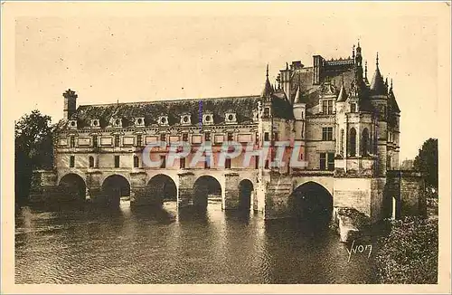 Cartes postales Chateau de chanonceaux facadde Nord Est