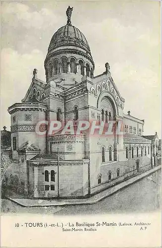 Cartes postales Tours I et L la Basilique St Martin