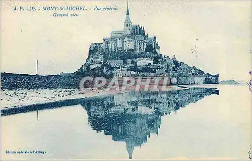 Ansichtskarte AK Mont St Michel La Merveille