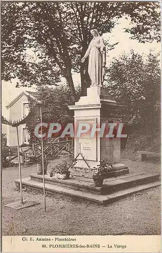 Cartes postales Plombieres les bains la Vierge