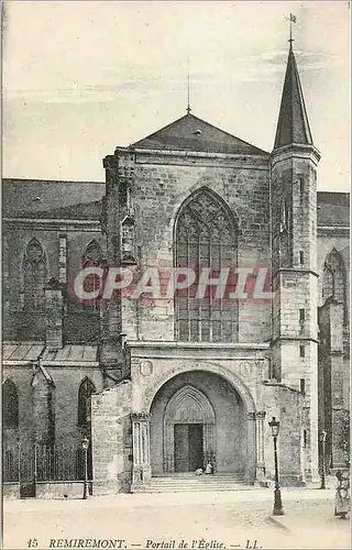Cartes postales Remiremont Portail de l'Eglise