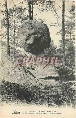 Ansichtskarte AK Foret de fontainebleau Le Bilboquet du Diable Gorges d Apremont