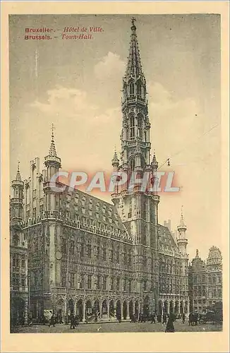 Cartes postales Bruxelles Hotel de ville