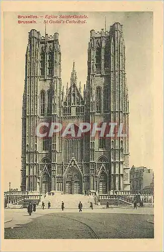 Cartes postales Bruxelles Eglise Sainte Gudule
