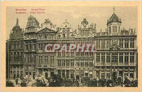 Cartes postales Bruxelles grand Place