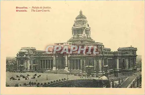 Cartes postales Bruxelles palais de justice