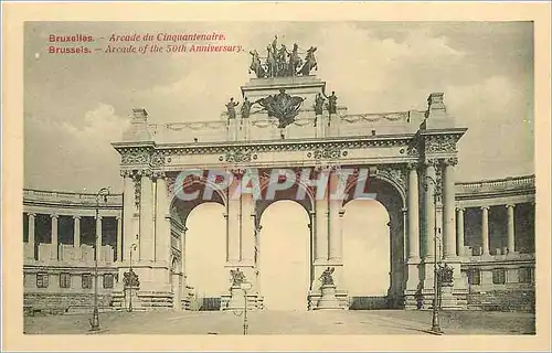 Cartes postales Bruxelles Arcade du Cinquantenaire