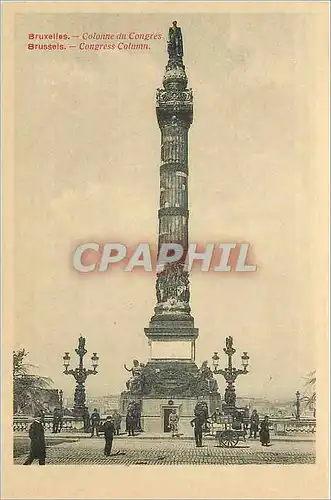 Cartes postales Bruxelles Colonne du Congres