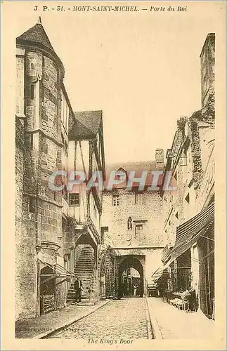 Cartes postales Mont Saint Michel Porte du Roi